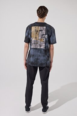 Loose Fit Rahat Kesim %100 Pamuk Bisiklet Yaka Tişört - Multi-L231333900 (görsel 6)