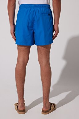 Regular Fit Normal Kesim Normal Bel Saks Mavisi Deniz Şortu - Sax-L231616403 (görsel 6)