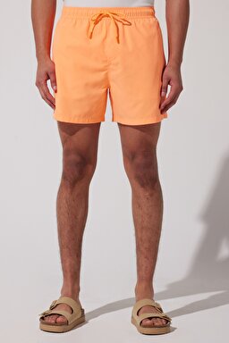 Regular Fit Normal Bel Normal Bel Turuncu Deniz Şortu - Orange-L231616700