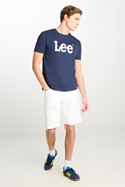 Regular Fit Normal Kesim %100 Pamuk Normal Bel Beyaz Jean Kot Şort - White-L231630100