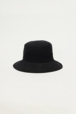 %100 Pamuk Siyah Şapka - Black-L231645001 (görsel 2)