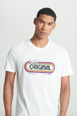 Regular Fit Normal Kesim %100 Pamuk Bisiklet Yaka Kırık Beyaz Tişört - Off White-L231733102 (görsel 5)