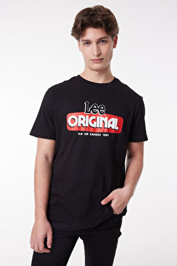 Regular Fit Normal Kesim %100 Pamuk Bisiklet Yaka Siyah Tişört - Black-L231734001