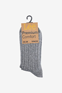 Gri Babet Çorap - Gray-L241729035