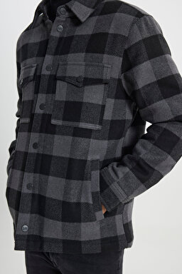 Relaxed Fit Geniş Kesim Çok Renkli Gömlek Ceket - Multi-L242223900 (görsel 5)