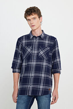 Regular Fit Normal Kesim %100 Pamuk Çok Renkli Gömlek - Multi-L242236900 (görsel 2)