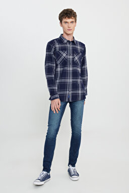 Regular Fit Normal Kesim %100 Pamuk Çok Renkli Gömlek - Multi-L242236900 (görsel 3)