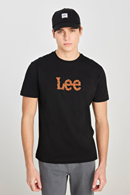 Regular Fit Normal Kesim Bisiklet Yaka Lacivert Tişört - Black-L242542001