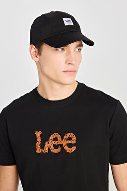 Regular Fit Normal Kesim Bisiklet Yaka Lacivert Tişört - Black-L242542001 (görsel 4)