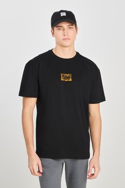 Regular Fit Normal Kesim Bisiklet Yaka Lacivert Tişört - Black-L242543001