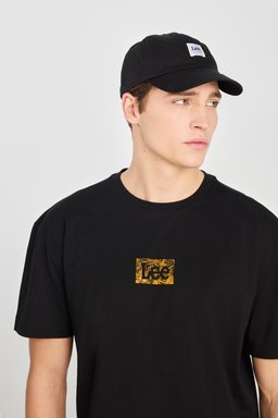 Regular Fit Normal Kesim Bisiklet Yaka Lacivert Tişört - Black-L242543001 (görsel 4)