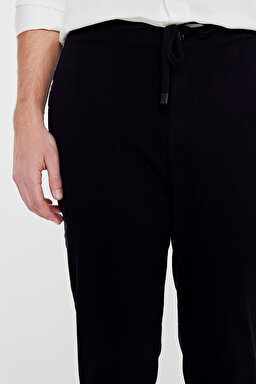 Yumuşak Dokulu Regular Fit Normal Kesim Cepli Pantolon - Black-L2610072001 (görsel 5)