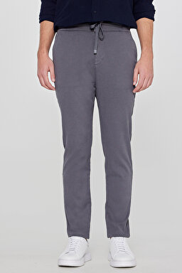 Yumuşak Dokulu Regular Fit Normal Kesim Cepli Pantolon - Gray-L2610072035 (görsel 3)