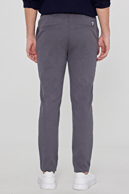 Yumuşak Dokulu Regular Fit Normal Kesim Cepli Pantolon - Gray-L2610072035 (görsel 4)