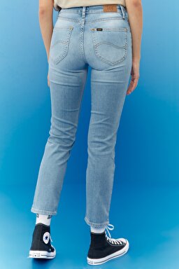 Marion Straight Düz Denim Jean Pantolon - Blue-L301009400 (görsel 4)