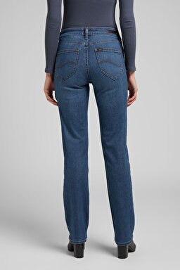 Marion Straight Fit Normal Bel Denim Esnek Jean Pantolon - Mid Worn-L301CGMZ (görsel 3)
