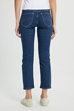 Marion Straight Fit Normal Bel Düz Paça Jean Kot Pantolon - Dark Worn-L301CGPP (görsel 4)