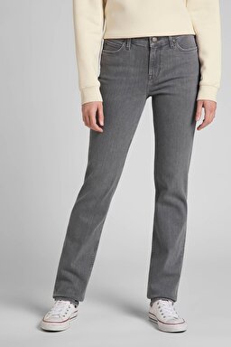 Marion Straight Fit Normal Bel Düz Paça Jean Kot Pantolon - Grey Lush-L301EFKE