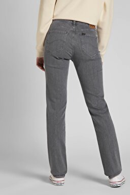 Marion Straight Fit Normal Bel Düz Paça Jean Kot Pantolon - Grey Lush-L301EFKE (görsel 5)