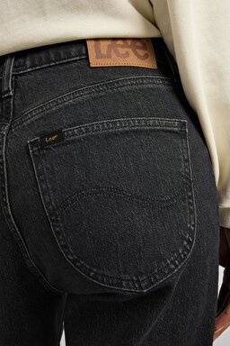 Carol Cropped Straight Fit Yüksek Bel Esnek Jean Kot Pantolon - Rock-L30UBBPG (görsel 5)