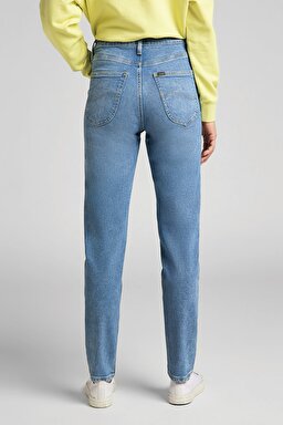 Carol Regular Straight Fit Yüksek Bel Esnek Jean Kot Pantolon - Light Luna-L30UTLYX (görsel 3)