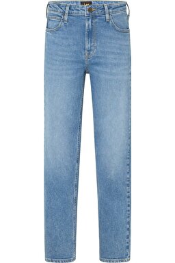 Carol Regular Straight Fit Yüksek Bel Esnek Jean Kot Pantolon - Light Luna-L30UTLYX (görsel 6)