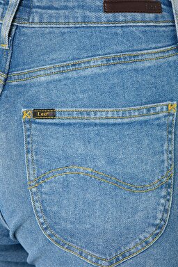 Carol Regular Straight Fit Yüksek Bel Esnek Jean Kot Pantolon - Light Luna-L30UTLYX (görsel 8)