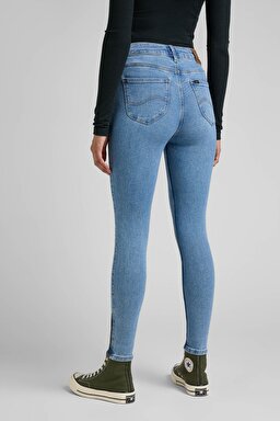 Scarlett Skinny Fit Dar Kesim Yüksek Bel Esnek Jean Kot Pantolon - Partly Cloudy-L31BERPA (görsel 3)