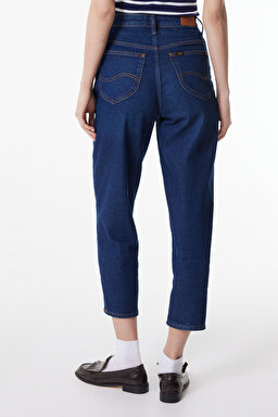 Stella Tapered Regular Fit Normal Kesim Yüksek Bel Mavi Esnek Jean Kot Pantolon - Stone-L31J01258 (görsel 6)