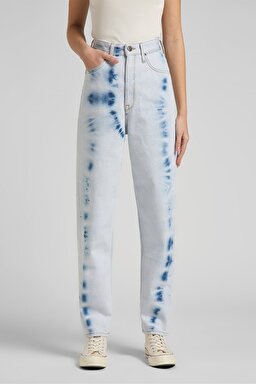 Stella Tapered Fit Denim Esnek Jean Kot Pantolon - 90's Acid-L31JGAOL (görsel 2)