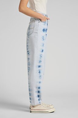 Stella Tapered Fit Denim Esnek Jean Kot Pantolon - 90's Acid-L31JGAOL (görsel 3)