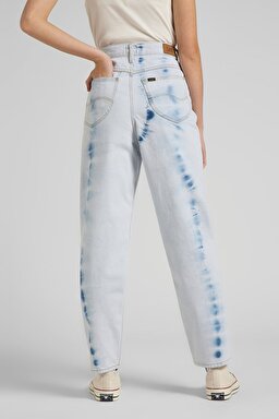 Stella Tapered Fit Denim Esnek Jean Kot Pantolon - 90's Acid-L31JGAOL (görsel 4)