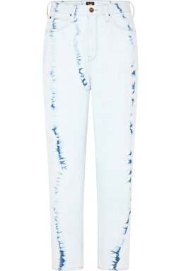 Stella Tapered Fit Denim Esnek Jean Kot Pantolon - 90's Acid-L31JGAOL (görsel 6)