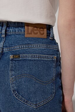 Stella Tapered Fit Çok Yüksek Bel Esnek Jean Pantolon - Dark Ruby-L31JMWDU (görsel 5)