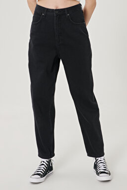 Stella Straight Fit Çok Yüksek Bel Jean Pantolon - Black-L31JNECY (görsel 3)