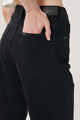 Stella Straight Fit Çok Yüksek Bel Jean Pantolon - Black-L31JNECY (görsel 5)
