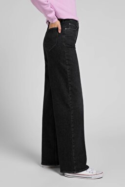 Stella A Line Fit Yüksek Bel Geniş Paça Jean Kot Pantolon - Ash-L31SCOKC (görsel 3)