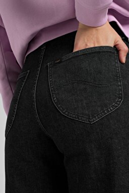 Stella A Line Fit Yüksek Bel Geniş Paça Jean Kot Pantolon - Ash-L31SCOKC (görsel 5)