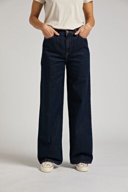 Stella A Line Fit Yüksek Bel Geniş Paça Jean Kot Pantolon - Dark Stone-L31SJLAS