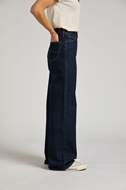 Stella A Line Fit Yüksek Bel Geniş Paça Jean Kot Pantolon - Dark Stone-L31SJLAS (görsel 3)