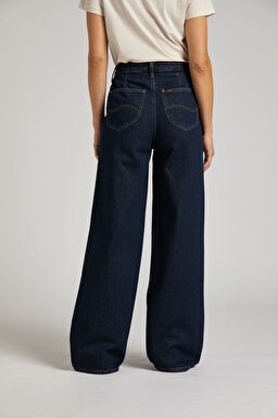 Stella A Line Fit Yüksek Bel Geniş Paça Jean Kot Pantolon - Dark Stone-L31SJLAS (görsel 4)