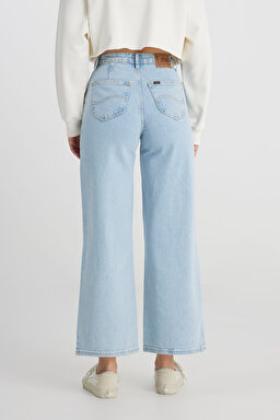 Stella A Line Fit Yüksek Bel Geniş Paça Esnek Jean Kot Pantolon - Light Alton-L31SMWJU (görsel 5)
