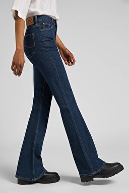 Breese Flare Fit Yüksek Bel İspanyol Paça Esnek Jean Kot Pantolon - That'S Right-L32YBKKK (görsel 3)