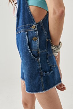 Regular Fit Shortall Jean Tulum - KC Blues-L39SVJNW (görsel 5)