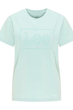 Slim Fit Dar Kesim Bisiklet Yaka Kısa Kollu Tişört - Sea Green-L44PUZUL (görsel 6)
