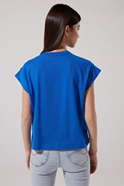 Regular Fit Normal Kesim %100 Pamuk Bisiklet Yaka Tişört - Ferris-L49KUWA13 (görsel 6)
