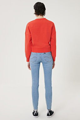 Scarlett Skinny Fit Denim Esnek Jean Kot Pantolon - Light Blue-L526MOHR (görsel 3)