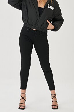 Scarlett Skinny Fit Denim Esnek Jean Kot Pantolon - Black-L526SH47