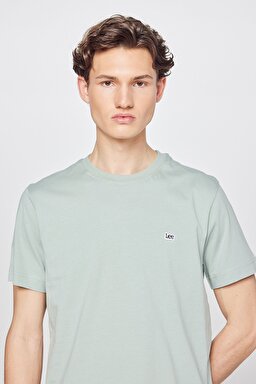 Regular Fit Normal Kesim %100 Pamuk Bisiklet Yaka Mint Yeşili Tişört - Mint Green-L60UFQ303 (görsel 4)