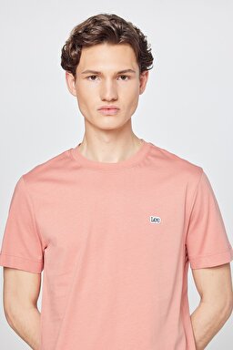 Regular Fit Rahat Kesim Bisiklet Yaka Kısa Kol Logolu Tişört - Rust-L60UFQUK (görsel 4)